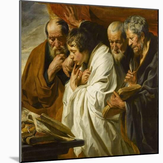 The Four Evangelists-Jacob Jordaens-Mounted Giclee Print