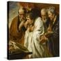 The Four Evangelists-Jacob Jordaens-Stretched Canvas