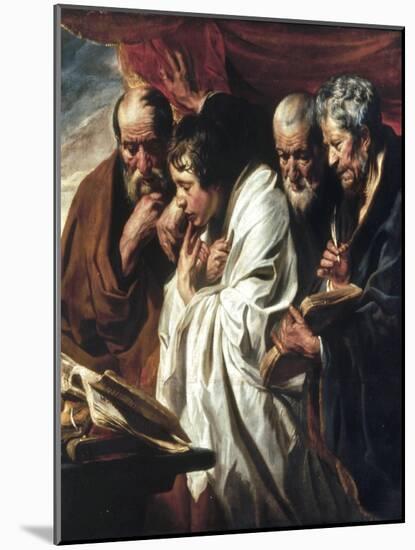 The Four Evangelists-Jacob Jordaens-Mounted Giclee Print