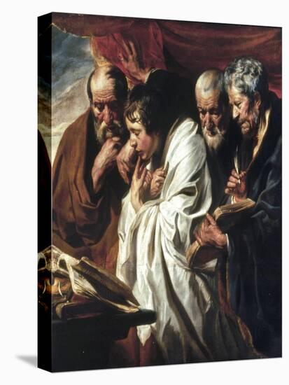 The Four Evangelists-Jacob Jordaens-Stretched Canvas