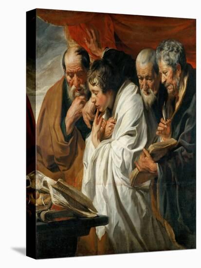 The Four Evangelists-Jacob Jordaens-Stretched Canvas