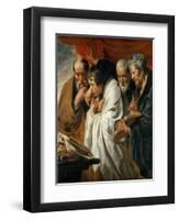 The Four Evangelists-Jacob Jordaens-Framed Premium Giclee Print