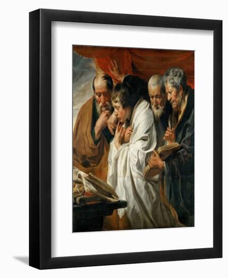 The Four Evangelists-Jacob Jordaens-Framed Premium Giclee Print