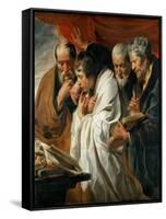 The Four Evangelists-Jacob Jordaens-Framed Stretched Canvas