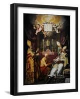 The Four Fathers of the Church, 1632, by Abraham Bloemaert (1566-1651) Netherlands-Abraham Bloemaert-Framed Giclee Print