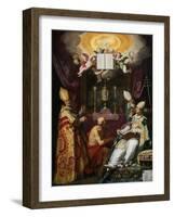 The Four Fathers of the Latin Church-Abraham Bloemaert-Framed Giclee Print