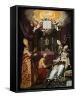 The Four Fathers of the Latin Church-Abraham Bloemaert-Framed Stretched Canvas