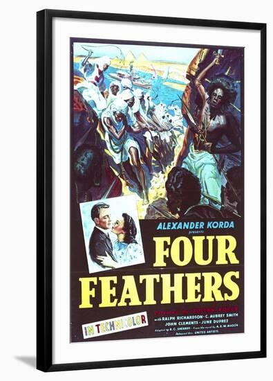 The Four Feathers - Movie Poster Reproduction-null-Framed Photo