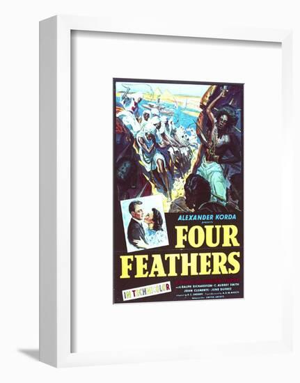 The Four Feathers - Movie Poster Reproduction-null-Framed Photo