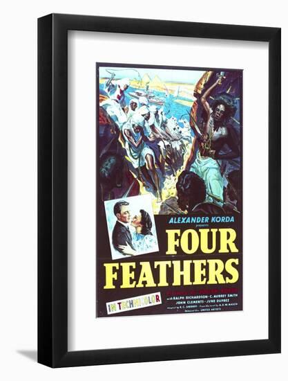 The Four Feathers - Movie Poster Reproduction-null-Framed Photo