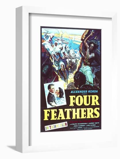 The Four Feathers - Movie Poster Reproduction-null-Framed Photo