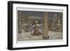 The Four Guards Sat Down and Watched Him-James Tissot-Framed Giclee Print