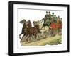 The Four-Horse Charabanc is the Most Popular Vehicle for Excursions-null-Framed Art Print