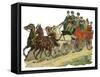 The Four-Horse Charabanc is the Most Popular Vehicle for Excursions-null-Framed Stretched Canvas