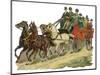 The Four-Horse Charabanc is the Most Popular Vehicle for Excursions-null-Mounted Art Print
