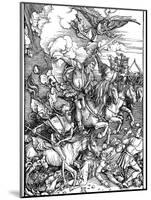 The Four Horsemen of the Apocalypse, 1498-Albrecht Durer-Mounted Giclee Print