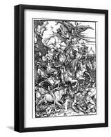 The Four Horsemen of the Apocalypse, 1498-Albrecht Durer-Framed Giclee Print