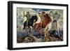 The Four Horsemen of the Apocalypse, 1887-Victor Mikhailovich Vasnetsov-Framed Giclee Print