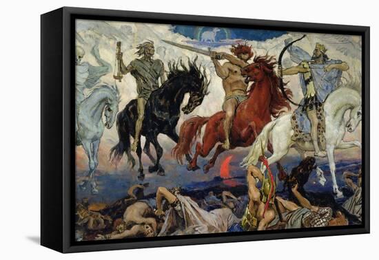 The Four Horsemen of the Apocalypse, 1887-Victor Mikhailovich Vasnetsov-Framed Stretched Canvas