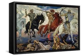 The Four Horsemen of the Apocalypse, 1887-Victor Mikhailovich Vasnetsov-Framed Stretched Canvas