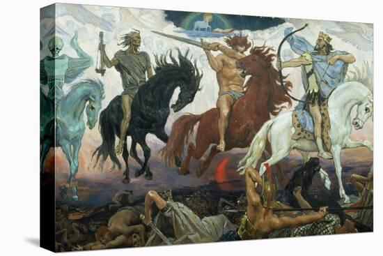 The Four Horsemen of the Apocalypse, 1887-Victor Mikhailovich Vasnetsov-Stretched Canvas