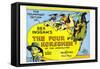 The Four Horsemen of the Apocalypse Movie Rudolphe Valentino Poster Print-null-Framed Stretched Canvas