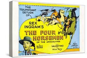 The Four Horsemen of the Apocalypse Movie Rudolphe Valentino Poster Print-null-Stretched Canvas