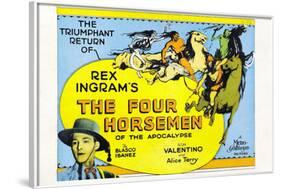 The Four Horsemen of the Apocalypse Movie Rudolphe Valentino Poster Print-null-Framed Poster