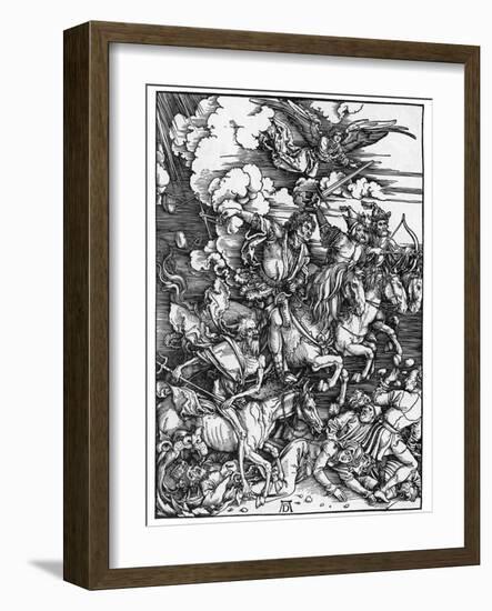 The Four Horsemen of the Apocalypse-Albrecht Dürer-Framed Photographic Print