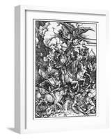 The Four Horsemen of the Apocalypse-Albrecht Dürer-Framed Photographic Print