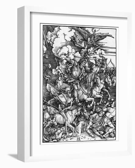 The Four Horsemen of the Apocalypse-Albrecht Dürer-Framed Photographic Print