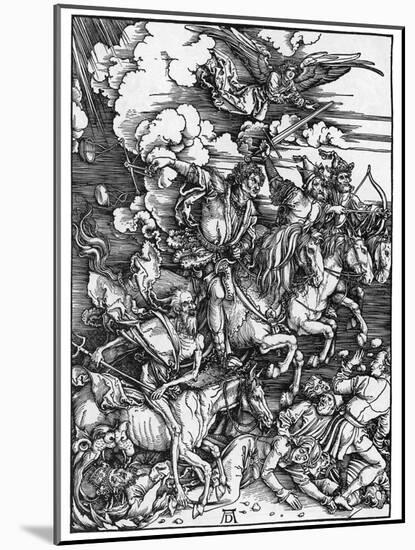 The Four Horsemen of the Apocalypse-Albrecht Dürer-Mounted Photographic Print
