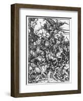 The Four Horsemen of the Apocalypse-Albrecht Dürer-Framed Photographic Print