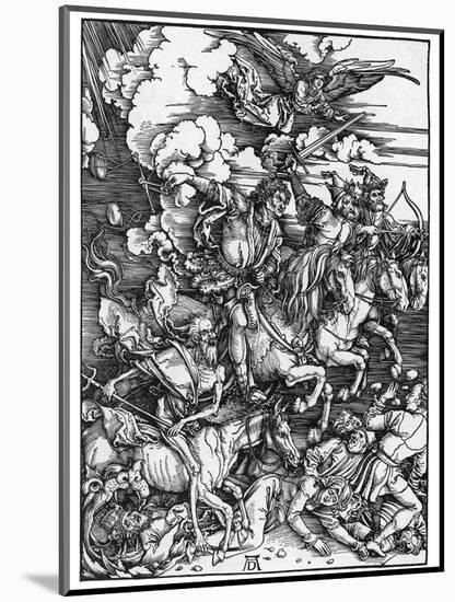 The Four Horsemen of the Apocalypse-Albrecht Dürer-Mounted Photographic Print