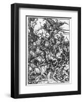 The Four Horsemen of the Apocalypse-Albrecht Dürer-Framed Premium Photographic Print