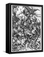 The Four Horsemen of the Apocalypse-Albrecht Dürer-Framed Stretched Canvas