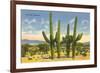 The Four Horsemen, Saguaro Cacti-null-Framed Premium Giclee Print