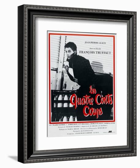 The Four Hundred Blows, 1959, "Les Quatre Cents Coups" Directed by Francois Truffaut-null-Framed Giclee Print