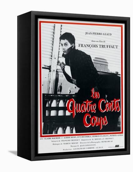 The Four Hundred Blows, 1959, "Les Quatre Cents Coups" Directed by Francois Truffaut-null-Framed Stretched Canvas