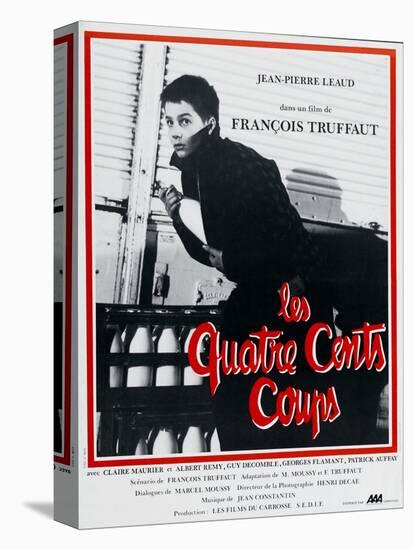 The Four Hundred Blows, 1959, "Les Quatre Cents Coups" Directed by Francois Truffaut-null-Stretched Canvas