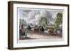 The Four-In-Hand Club, Hyde Park, London, 1838-J Harris-Framed Giclee Print