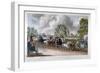 The Four-In-Hand Club, Hyde Park, London, 1838-J Harris-Framed Giclee Print