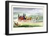 The Four in Hand-Henry Thomas Alken-Framed Art Print