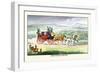 The Four in Hand-Henry Thomas Alken-Framed Art Print