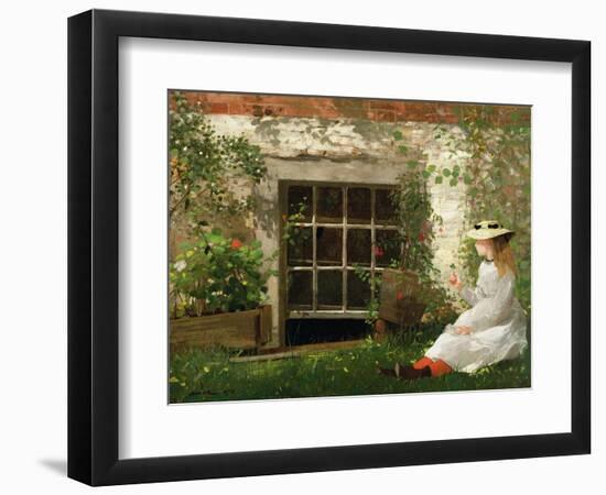 The Four Leaf Clover, 1873-Winslow Homer-Framed Premium Giclee Print