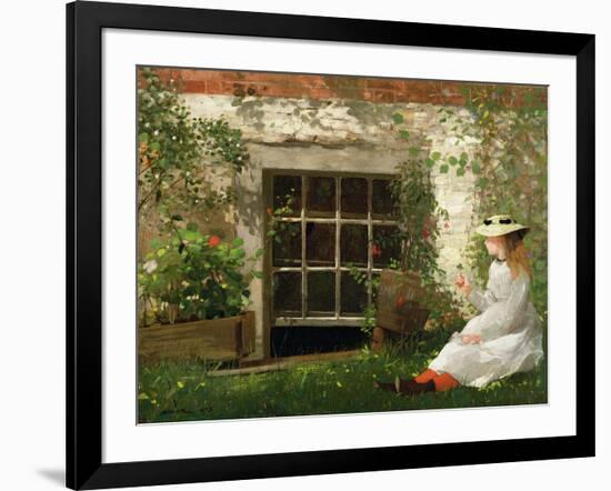 The Four Leaf Clover, 1873-Winslow Homer-Framed Giclee Print