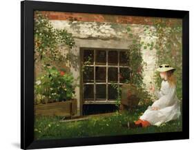 The Four Leaf Clover, 1873-Winslow Homer-Framed Giclee Print