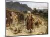 The four lepers looting the camp of the Syrians - Bible-William Brassey Hole-Mounted Giclee Print