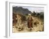 The four lepers looting the camp of the Syrians - Bible-William Brassey Hole-Framed Giclee Print