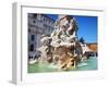 The Four Rivers Fountain in Piazza Navona, Rome, Lazio, Italy, Europe-Adina Tovy-Framed Photographic Print